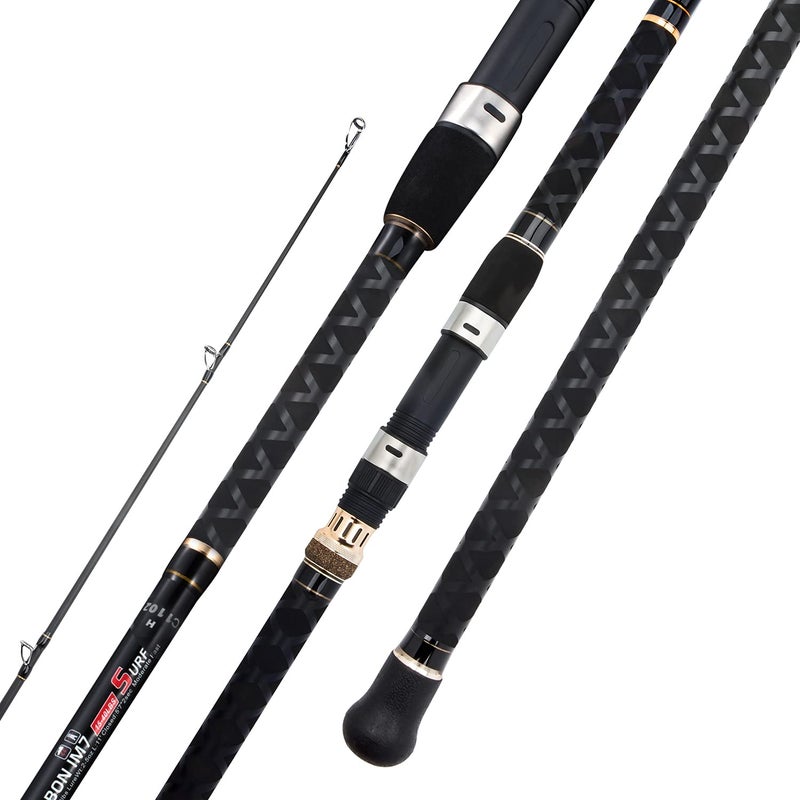 BERRYPRO Surf Spinning Rod Graphite Surf Fishing Rod (9'/10'/12') (11'-2pc) - Image 1
